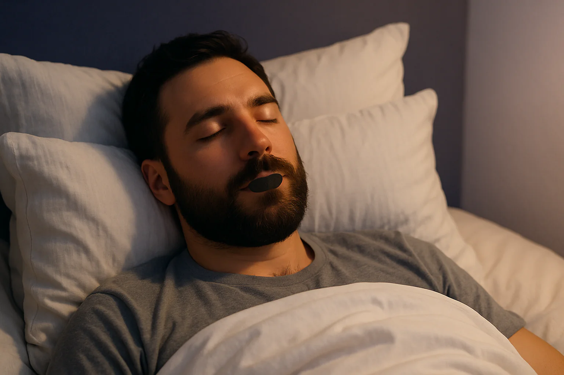 Mouth Tape Facial Hair: Expert Guide for Bearded Sleep
