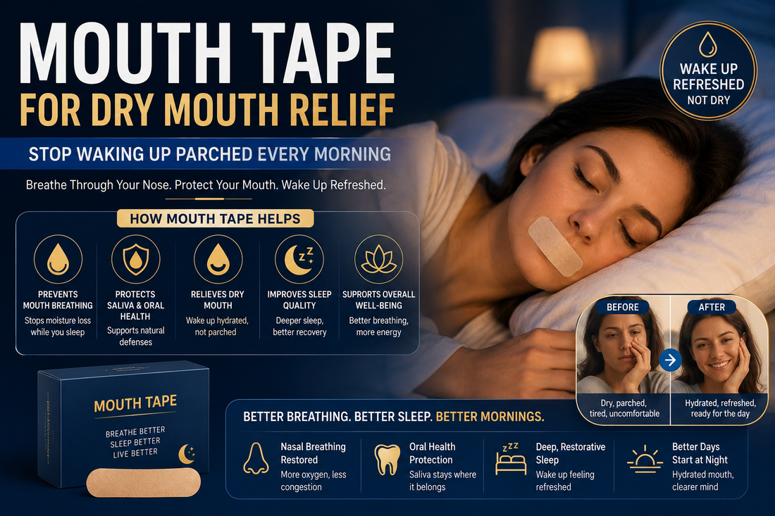 mouth tape for dry mouth relief