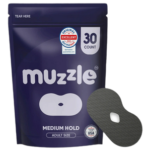 Muzzle® Mouth Tape for Adults (Medium Hold) – 30 Countimage