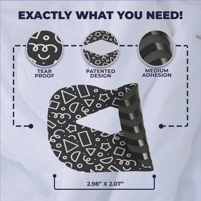 Devtest - Muzzle® Mouth Tape for Youth (Medium Hold) – 30 Count