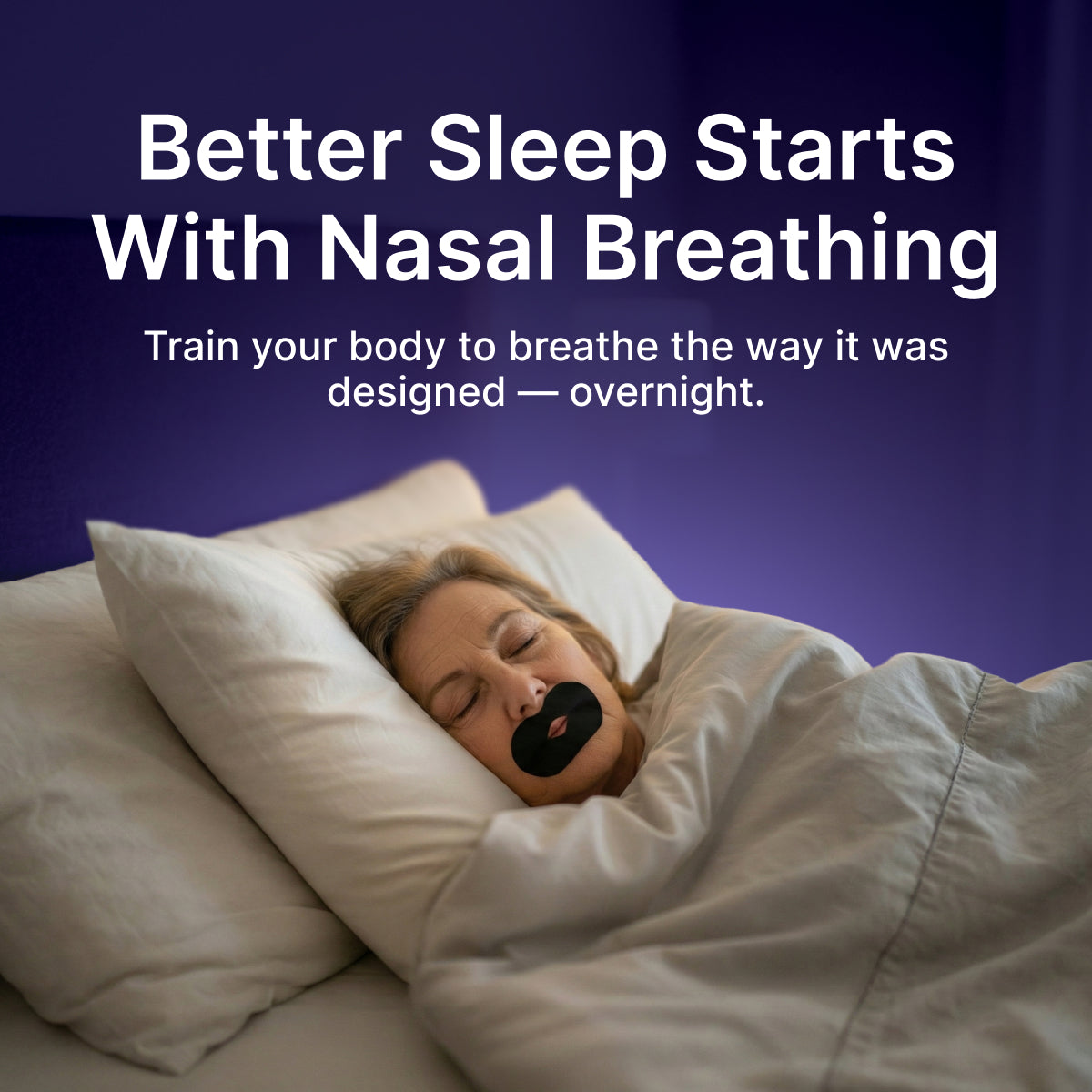 Muzzle® Mouth Tape for Adults (Strong Hold)