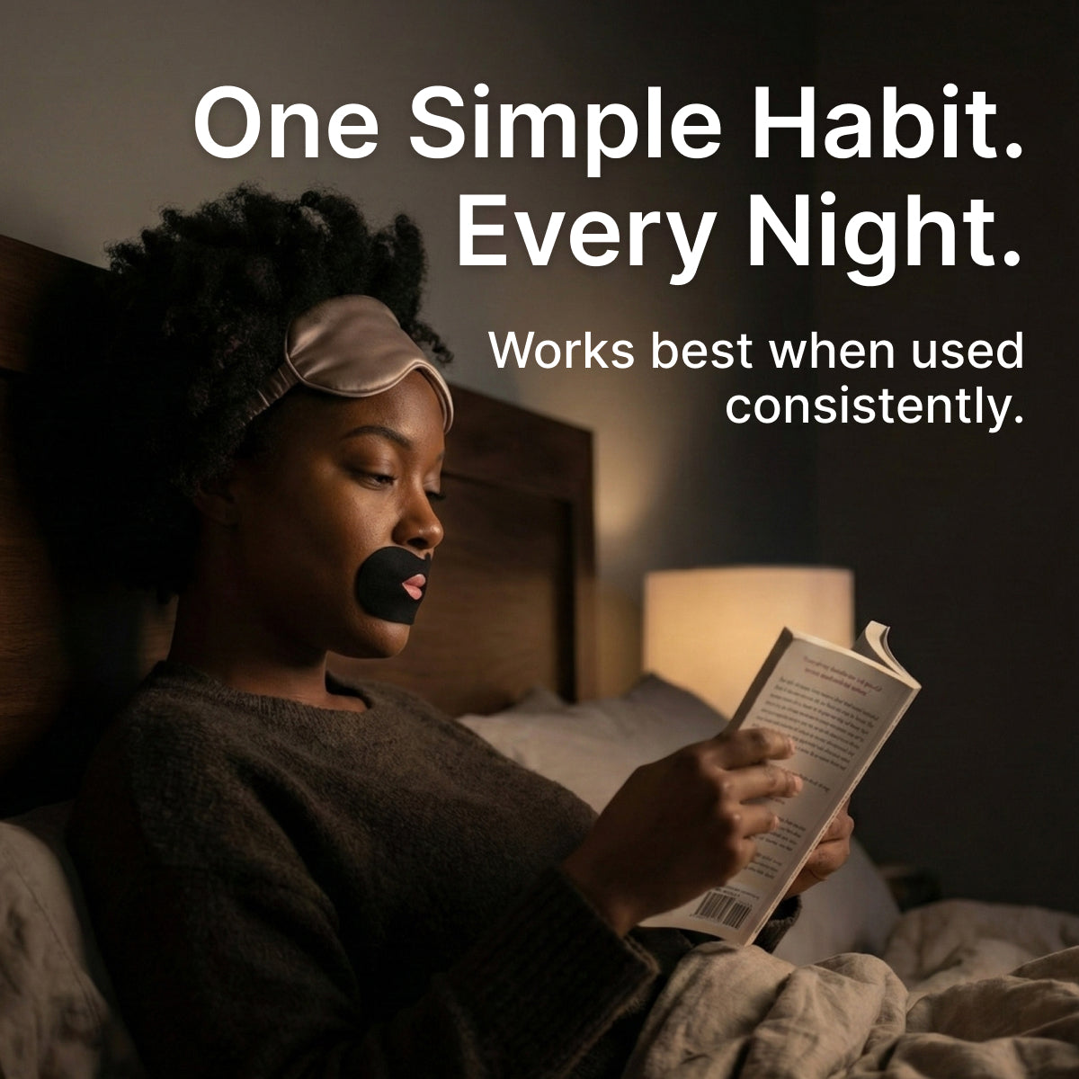 Muzzle® Mouth Tape for Adults (Strong Hold)