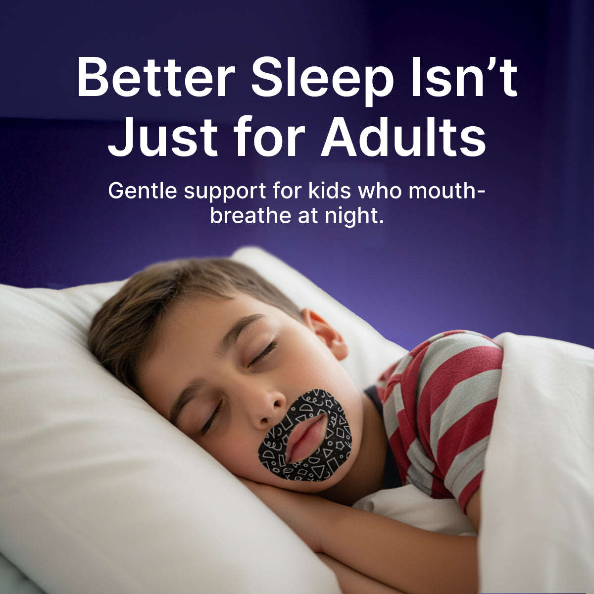 Muzzle® Mouth Tape For Youth (Medium Hold)