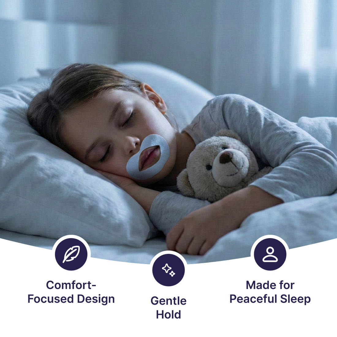 Muzzle® Mouth Tape For Kids (Extra Sensitive)